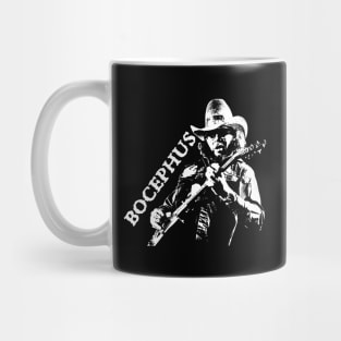 Hank Williams Jr - Retro Artwork Guitarist Mug